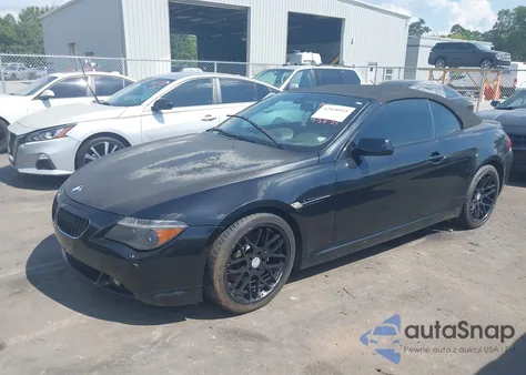 2005 BMW 645Ci from USA, damaged, VIN WBAEK73425B326091